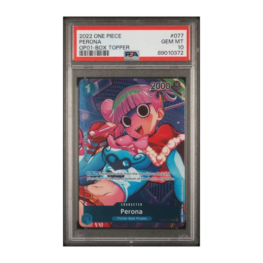 2022 ONE PIECE OP01-ROMANCE DAWN #077 PERONA BOX TOPPER