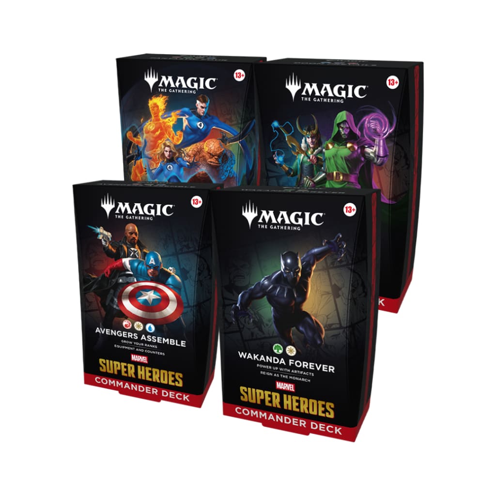 MTG - Marvel Super Heroes Commander Deck Bundle
