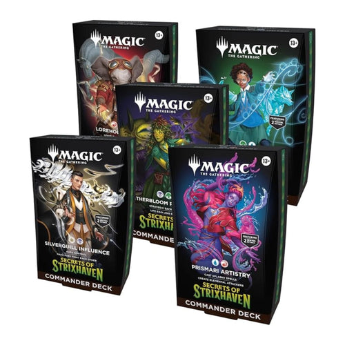 MTG Secrets of Strixhaven Commander Deck Bundle - Includes All 5 Decks
